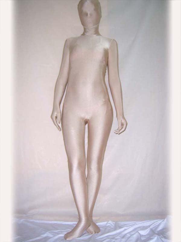 Unicolor Flesh Spandex Zentai Suit - Click Image to Close